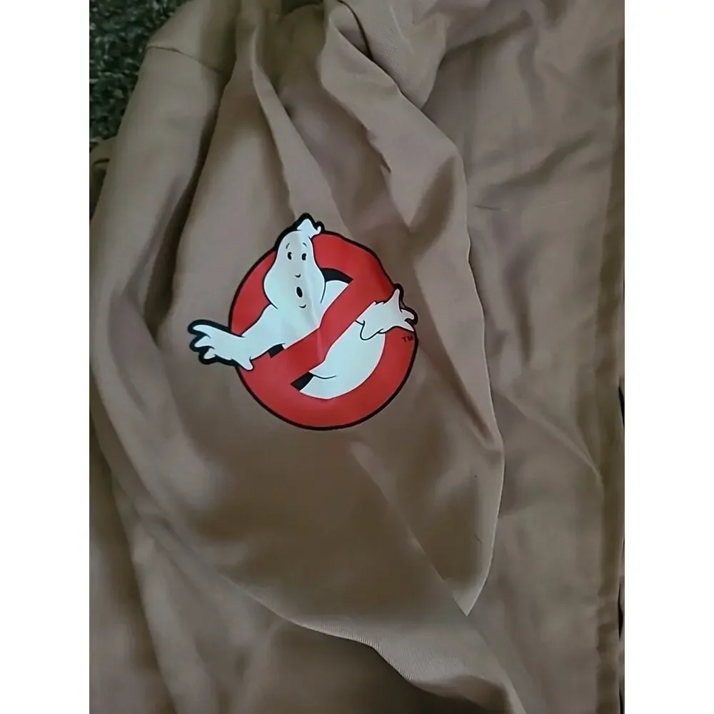 Ghostbusters Stantz Costume Jumpsuit Adult Beige Cosplay Movie Uniform XL - Picture 3 of 9